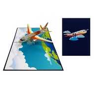 Airplane 3D card, H15