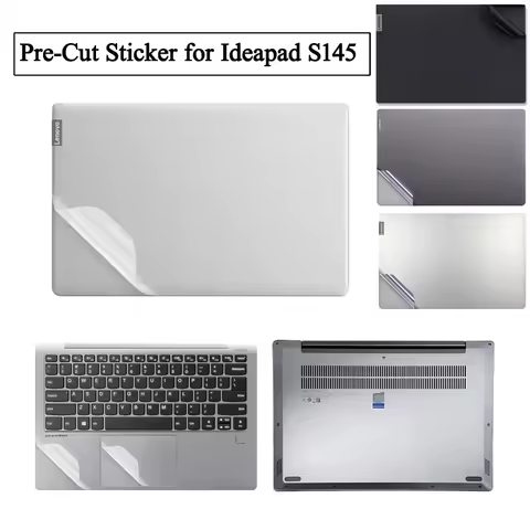 Pre-Cut Sticker for Lenovo Ideapad S145 14 IGM IKB API IWL IIL Protector Accessories Cover Film Skin