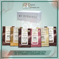 Callebaut Couverture Chocolate 2.5KG w/ STYROBOX (811, 823, W2, VELVET, GOLD & RUBY)