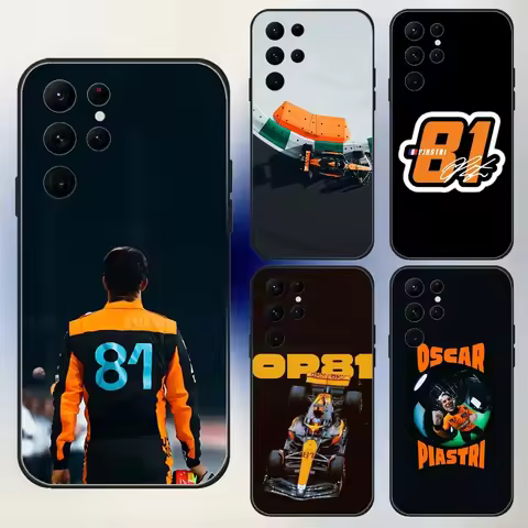 Racing F1 O-OscarS 81 P-PiastriS Phone Case For Samsung S24,23,22,30,21,10,9,Ultra,Plus,Lite,FE,5G B