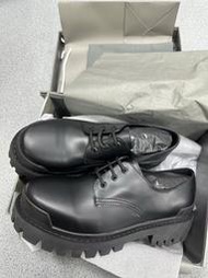 巴黎世家 BALENCIAGA 經典牛皮 厚底德比鞋 大頭鞋