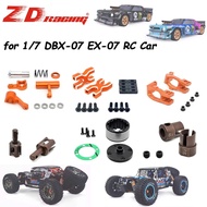 RC Steering Mount set Drive cup Planet Gear Joints S2 Differ Case for ZD Racing DBX-07 EX-07 DBX07 E