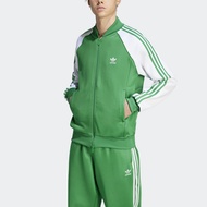 adidas ไลฟ์สไตล์ เสื้อแทรคแจ็คเก็ต Adicolor Classics+ SST ผู้ชาย สีเขียว II5772