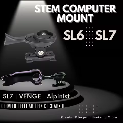 GPS MOUNT Bicycle Computer Mount FOR SL7 SL6 Stem HandleBAR FLY Garmin Bryton Garmin Wahoo Cateye Br
