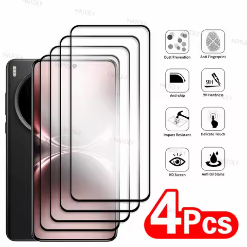 2/4PCS Curved Glass For Vivo X200 Ultra Screen Protector 3D Tempered Glass Vivo X200 Ultra Protector