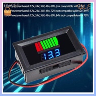 CBT Universal LED High Precision Voltmeter Tester Battery Tester Car Battery Charge Level Indicator 12V 24V 36V 48V 60V 72V Lithium Battery Capacity Meter