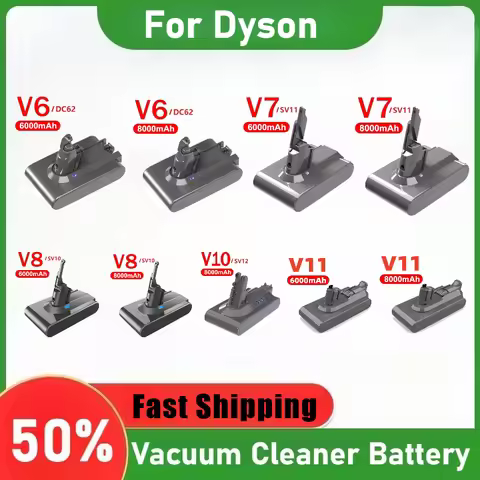 【In Stock】 For Dyson V6 V7 V8 V10 Rechargeable Bateria SV10 SV11 SV12 SV09 Vacuum Cleaner Battery DC