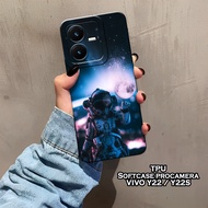 HP Latest Vivo Y22 / Y22S Case - Leviora Case - Astronaut Fashion Case - Vivo Y22 / Y22S Softcase - 