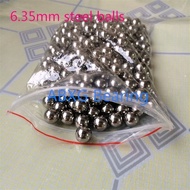 50pcs 6.35mm 6.35 4mm 5mm 6mm 8mm 9mm 10mm G10 Bike Bicycle Cycling Steel Ball Bearing Silver Tone B