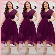 ❧ ♞,♘,♙mumu COD DRESS COLLECTION XL wedding ninang dress formal dress plus size dress
