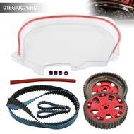 Timing Belt+Cam Gears Pulley+Cam Cover for Fits for Mitsubishi Lancer EVO IV V VI VII VIII 4G63T 199
