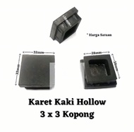 karet tutup kaki meja kursi rak besi hollow 3x3 kopong hollo