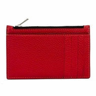 [全新] COACH 男款信用卡名片卡夾零錢包(紅)