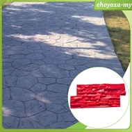 [EhoyoxaMY] Concrete Stamp Reusable Polyurethane Floor Imprint Concrete Texturing Skin for