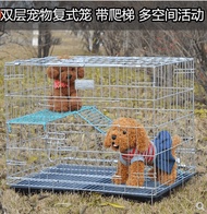 Dog cage/Teddy dog cage rabbit cage pet dog cage folding assembly wire cage with toilet dog pet supp