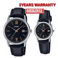 [2YEARS WARRANTY] ORIGINAL Casio MTP-V002L-1B3 & LTP-V002L-1B3 Men Watch / Ladies Watch COUPLE Watch
