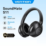 Vention NBB On-ear Noise-Cancelling Headphones Wireless Bluetooth 6.0 Noise Headphones Samrt AAC SBC