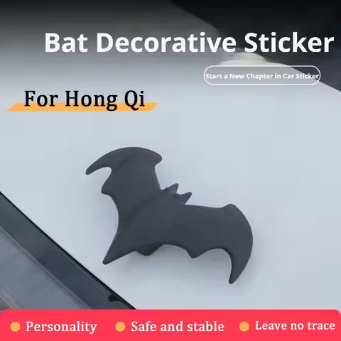 For Hong Qi H5 H9 HS5 E-QM5 L5 L9 HS3 HS5 HS7 Bat Stereo Car Sticker Car Roof Decoration Bat Sticker