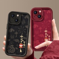 Suitable for Huawei mate60pro Phone Case p40 Year of the Dragon Everything Smooth Honor 100/90 Lambs