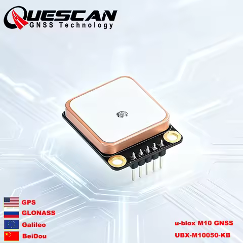 QUESCAN AN3126 M10 GPS GNSS Module for Arduino ESP32 STM32 GPS GLONASS Galileo BeiDou QZSS SBAS Rece