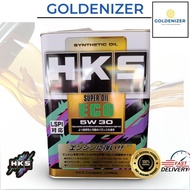 ✔️HKS synthetic super ECO engine oil minyak engine kereta 5w-30 4L (52001-AK118)