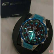 Casio G-Shock ☎❈-Casi0 EDIFICE EFR-554D-1A9V All Funection Men's Jam Tangan WR 100M