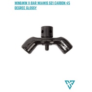 WIN&WIN V-BAR WIAWIS S21 CARBON 45 DEGREE GLOSSY