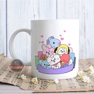 Ceramic glass Mug bt21 bts.jpeg