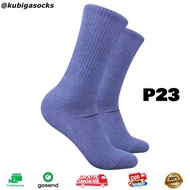 UNGU Plain Oldschool Socks - Plain Lilac Purple Socks - P23