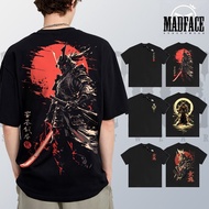 Selected MADFACE Clothing - Top Japanese Design Samurai - Dominate Shirt - Unisex Cotton Oversized T