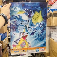 數碼暴龍 一番賞 G賞 藍色 膠海報 Bandai Digimon Clear Poster