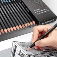 INSTORE Sketch Pencil Set, Smooth Writing HB 2H 4H B 2B 3B Graphite Pencil, Journal 4B 5B 6B 7B 8B D