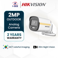 Hikvision 2 MP ColorVu Audio Fixed Mini Bullet Camera DS-2CE10DF3T-FS 4 In1 3.6mm Lens Full Time Col