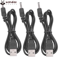 WONDER Extension Cable USB to DC Cable, Black 100cm Length Power Cable 3.5x1.35mm Jack Adapter Conne