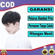 PELURUS RAMBUT PRIA TANPA CATOK PELURUS RAMBUT PERMANEN OBAT PELURUS