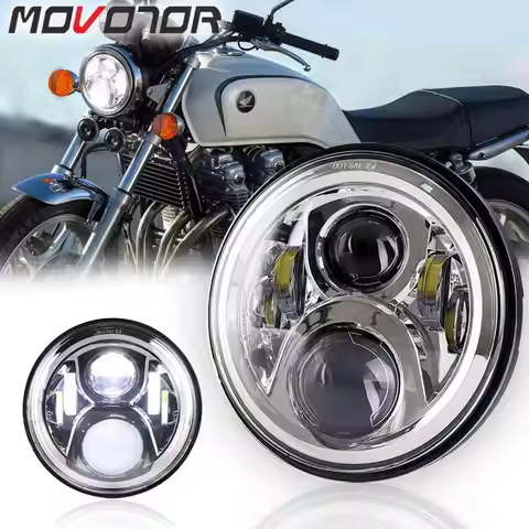 7 Inch Headlight LED Hornet 250 Headlight Hi/Lo Beam for Honda VTR250 X4 CB400sf NC39 NC42 CB750 Zep