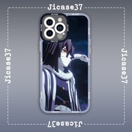 Square Edge iPhone Case Samsung Xiaomi Oppo Anime Kimetsu no yaiba Demon Slayer Sword Character Igur