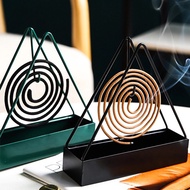 Convenient iron pyramid-shaped mosquito incense tray 15x4.5x15cm