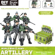 HANLIANG | Assembly Movable Figurine Army Special Forces US Military Blind Box Toy
