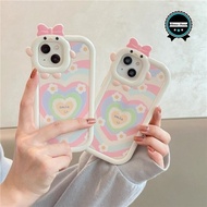 SS127 SOFTCASE 3D HEART MOTIF FOR OPPO A78 A58X A58 A55 A15 A15S A35 A3S A1K A57 2022 A77S A5S F9 A1