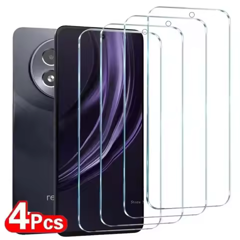 4PCS Tempered Glass For Realme 13 12 11 10 8 9 Pro Plus C67 C63 C53 C33 C35 GT Neo 5 SE 3 3T GT 5 2 