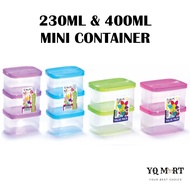 Plastic Canister 230ML/400ML/Container Botol Kuih