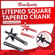Litepro Square Taper Crank | Bicycle Folding Bike Square Tapered Crank
