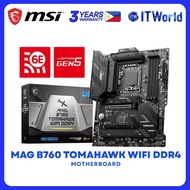 MSI MAG B760 Tomahawk Wifi DDR4 ATX LGA1700 Intel B760 Chipset Motherboard itw