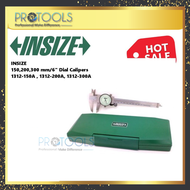 Insize 150,200,300 mm/6" Dial Calipers 1312-150A ,200A,300A - 12MONTH WARRANTY