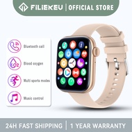 FILIEKEU smart watch for woman bluetooth call waterproof fashion watches heart rate monitoring music control smartwatch for men