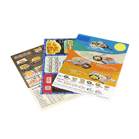 Customized Enrollment Opening Advertising Leaflets Flyers Printing A4 A5 Brochures Instruction Bookl