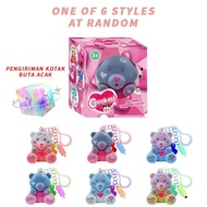 Sonny angel hippers decorative mini figure tempelan hp random Beruang cinta mengungkapkan cinta kota