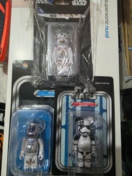 100% bearbrick star wars BB8 r2d2 stormtrooper