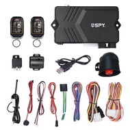 SPY 2-Way Car Sound Alarm Full Set Universal Anti-Theft Lock Kit, Keyless Entry, Engin Starter, IGNITION CONTROL S126